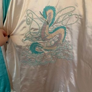 Haku from Spirited Away bomber jacket